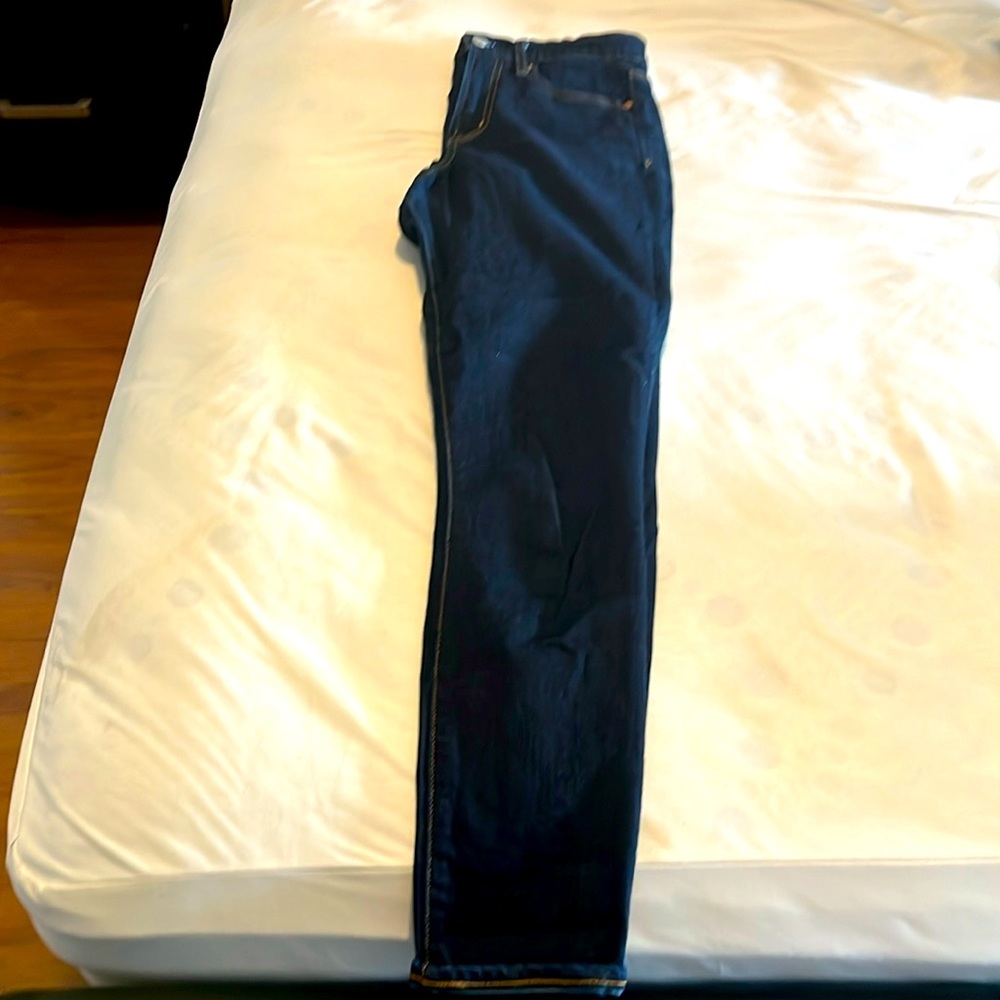 Jeans dark blue mid rise